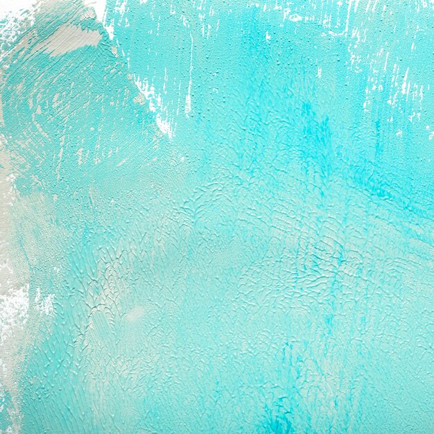 Textured paint of blue color