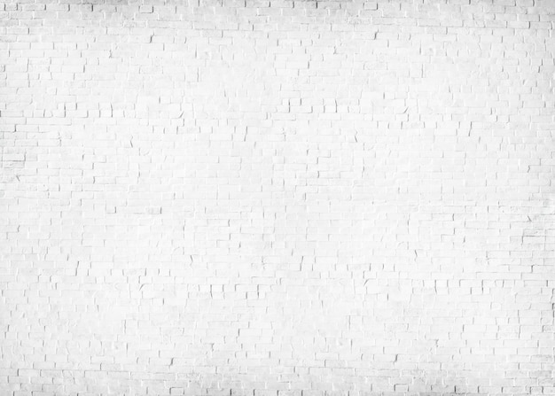 Textured White Painted Brick Wall