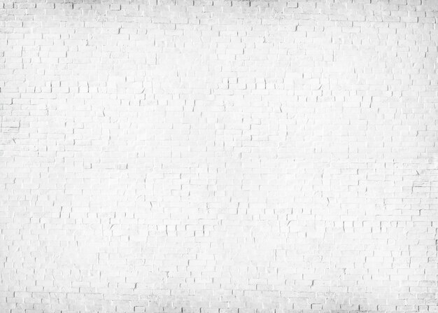 Textured White Painted Brick Wall