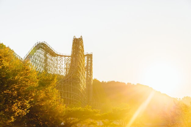 테마 롤러 코스터 공포 레저 여가 재미