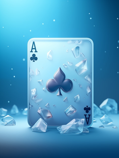 Foto gratuita elemento di casinò tridimensionale