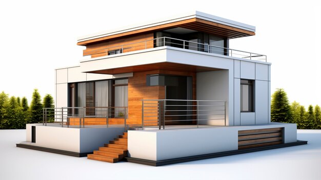 3次元の家のモデル
