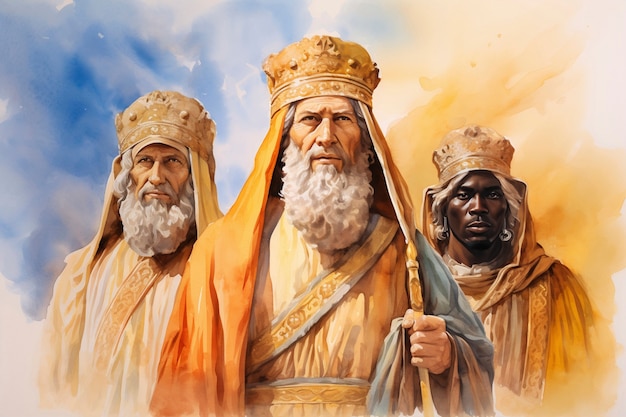 The three wise men celebration