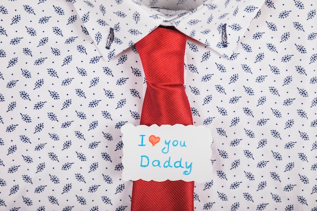 Free photo tie concept for fathers day