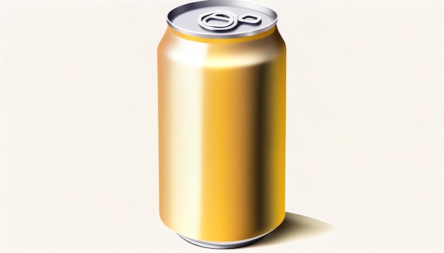 Free photo tin can for beer or soda generative ai