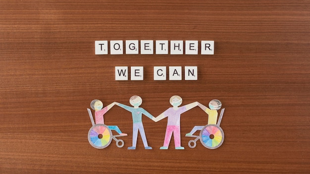 Together we can help concept