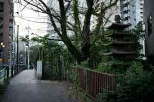 Free photo tokyo cityscape in daytime