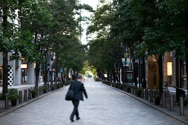 昼間の東京の街並み