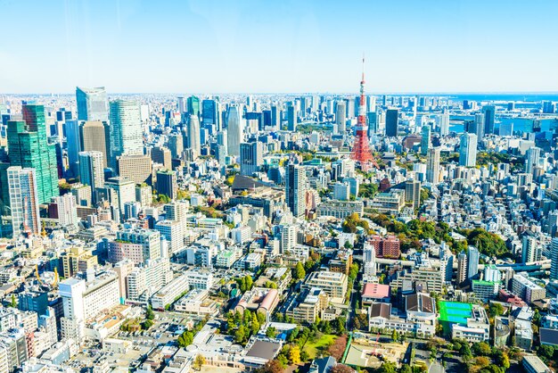 Городской пейзаж Токио