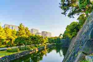 Foto gratuita tokyo, giappone paesaggio urbano