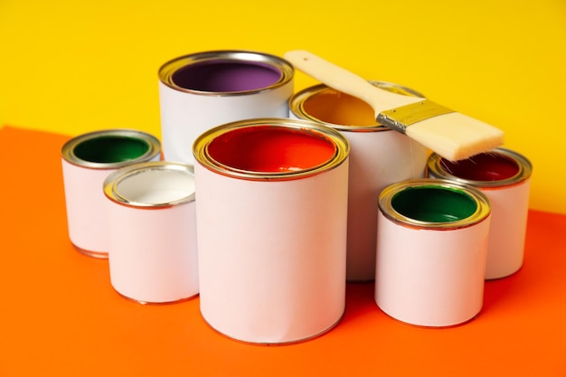 Free photo tools for art and repairing paint paint in can