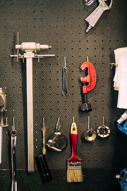 Tools of a repairing shop