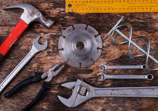 Tools on the table