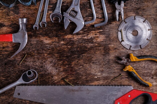 Tools on the table