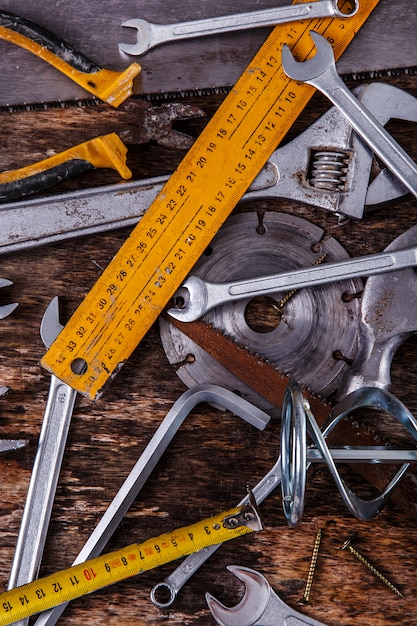 Tools on the table