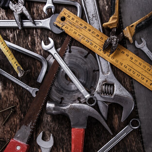 Tools on the table