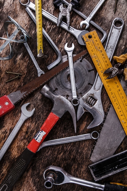 Tools on the table