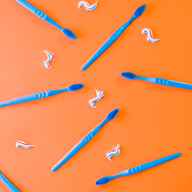 Free photo toothbrush composition