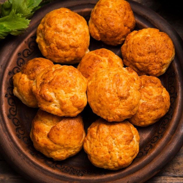 Ассортимент вкусной бразильской кухни, вид сверху