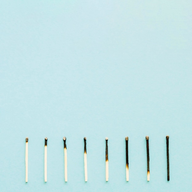 top view of bad habit concept