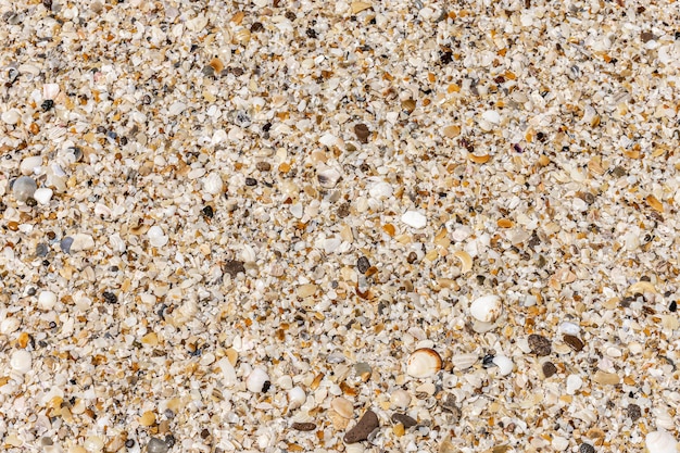 Top view of beach sand