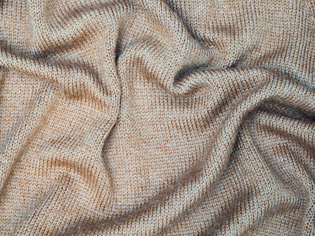 Top view bed sheet fabric texture