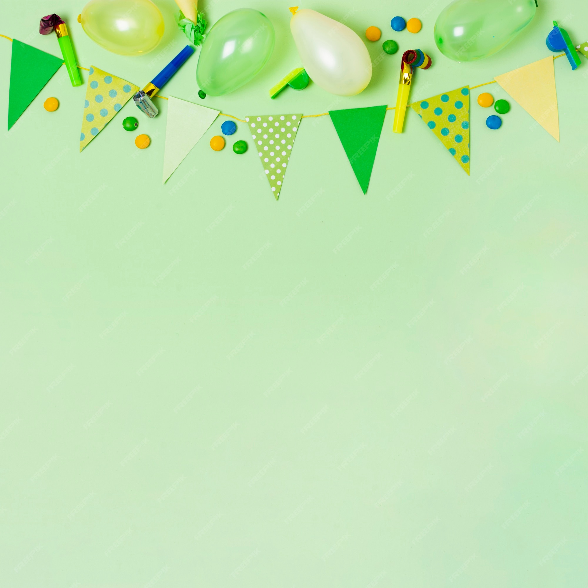 Details 200 green birthday background