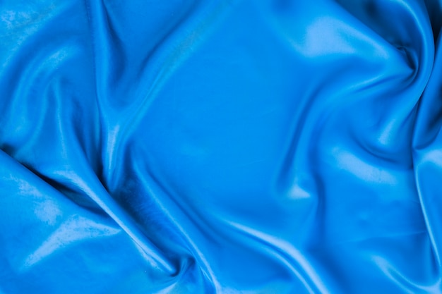 Free photo top view of blue textile for carnival