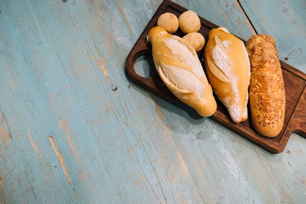 Top view bread tray