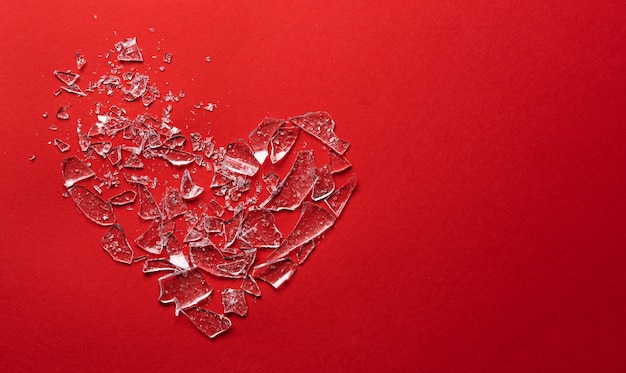 Broken glass heart Stock Photo by ©zimmytws 58734985