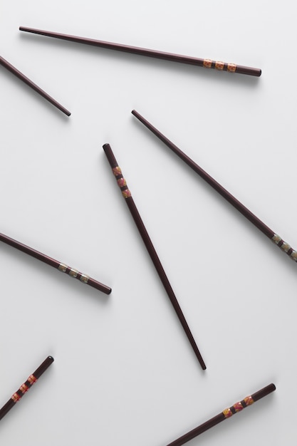 Top view over chopsticks