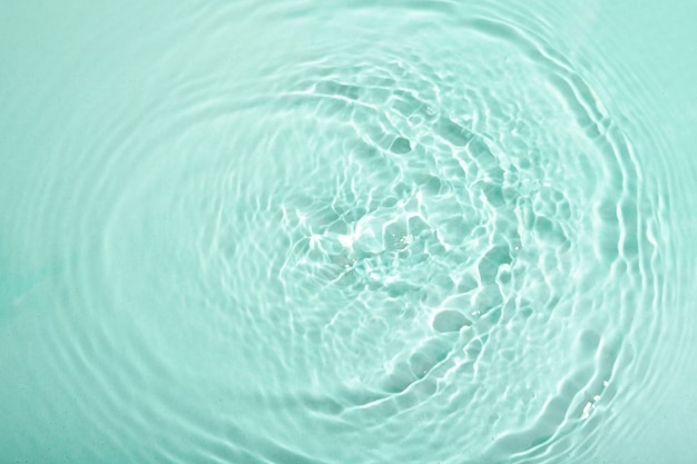 Vista dall'alto limpida struttura dell'acqua dell'oceano