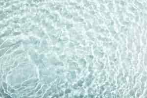 Free photo top view clear ocean water texture