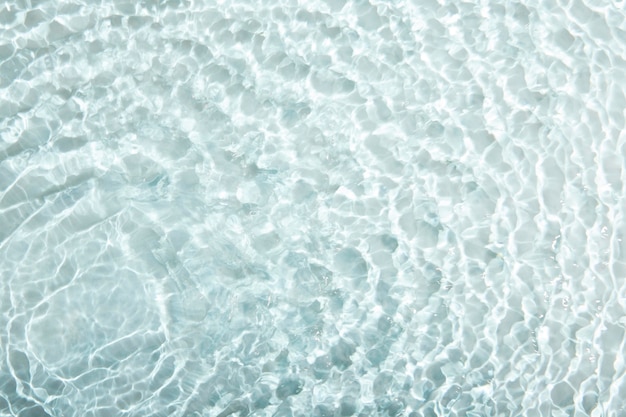 Вид сверху прозрачная текстура воды океана