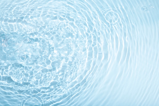 Free Photo top view clear ocean water texture