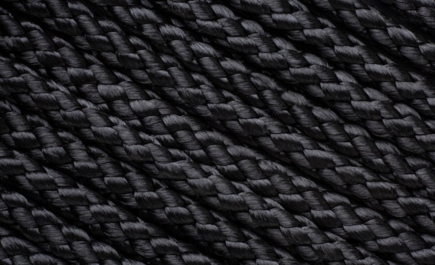 Top view close-up of rope texture composition