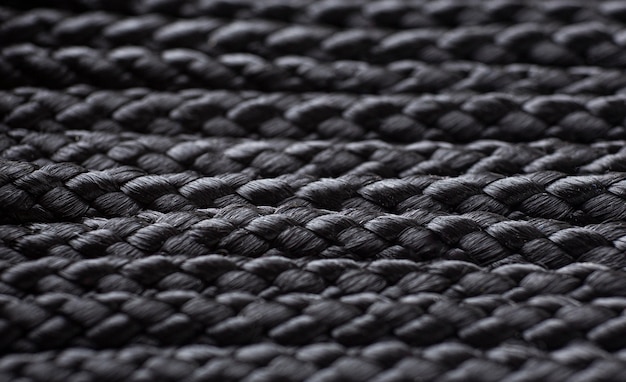 Top view close-up of rope texture composition