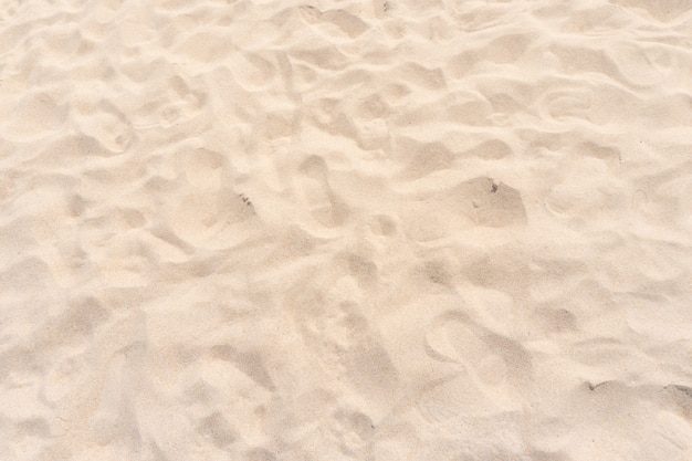 Вид сверху крупным планом песок текстуры фона Premium Фотографии