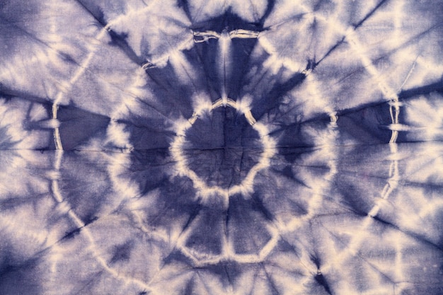 Top view of colorful tie-dye pattern