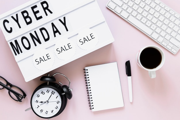 Top view cyber monday sale light box