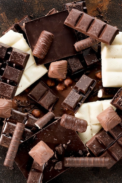 おいしいチョコレート盛り合わせの平面図