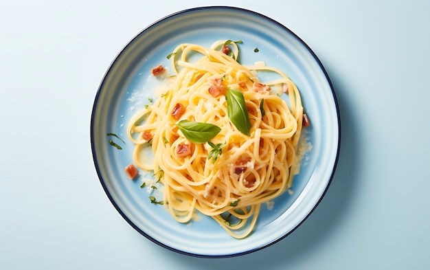 Foto gratuita vista dall'alto deliziosa disposizione di pasta