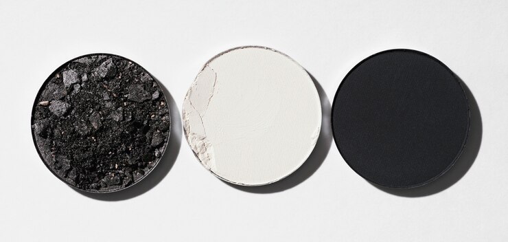 Free Photo top view eyeshadow