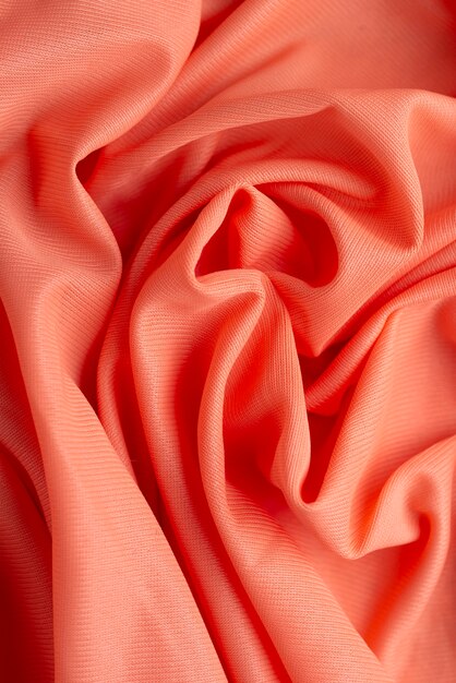 Top view of fabric texture