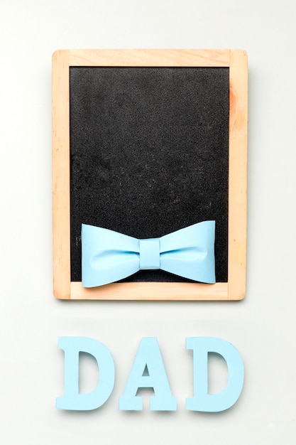 Top view father's day concept