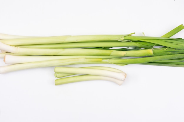 Top view of fresh chives