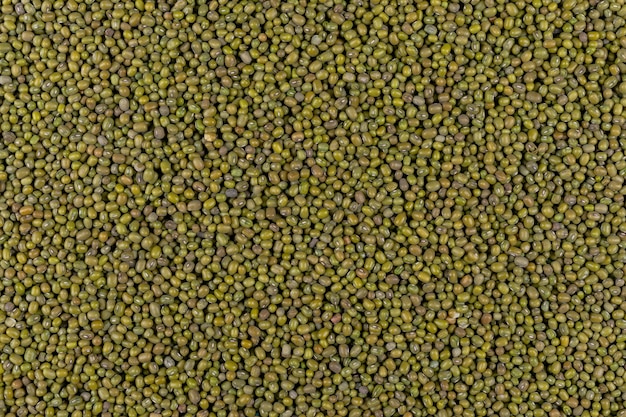 Free photo top view of green peas