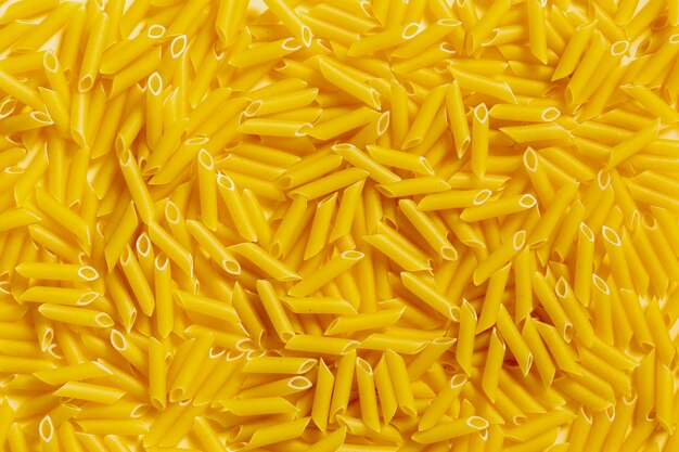 Top view of italian pasta