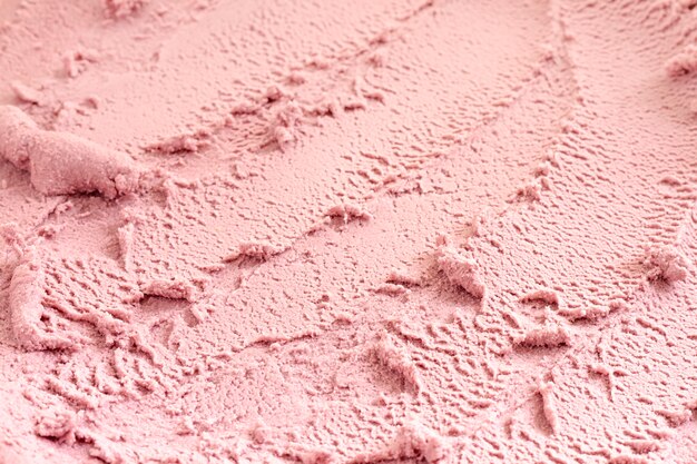 Top view monochrome ice cream close-up