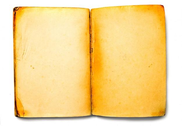 Opened old book with empty pages Stock Photo by ©SusaZoom 119323060